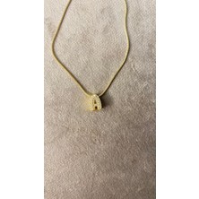 Eva Shopping A Harfli Kolye Çelik Kolye