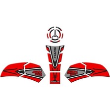 Gogo Premium Rks Srk 125 R 2023 - 2025 Uyumlu Tank Pad Set 001