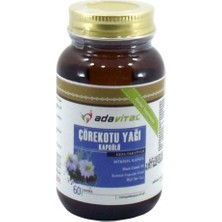 Adavital Çörek Otu Yağıkapsül 60 Lı Bitkisel Karışımlı 550MG