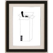 Karikatural Yourik Karim Masihi 29X21 cm Karikatür Tablo