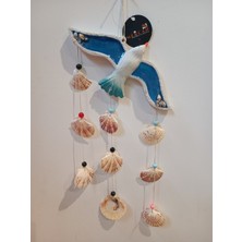 Genel Mercan Mobilya Uçan Martı  Deniz Kabuklu, Boncuklu , Dekoratif Aksesuar Duvarsüsü ., Balkonsüsü