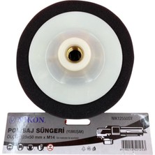 Nikon 12550SY Polisaj Süngeri 125 mm Siyah Yumuşak