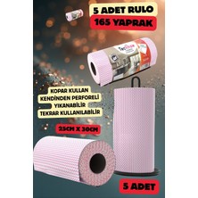 Technow Softtex 33 Yaprak Kopar Kullan Rulo Hassas Temizlik Bezi 25X30CM 5 Rulo Adet