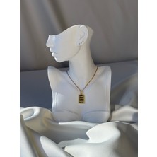 NB Steelora Külçe Tasarım Çelik Kolye