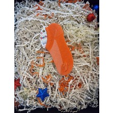 Lia Underwear Turuncu Tekli Kız Çocuk Çorabı