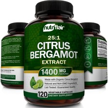 Nutriflair Organic Citrus Bergamot 1400MG 120 Caps