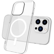 iPhone 15 Pro Max Kılıf Sararmaz Magsafe Şarj Özellikli Kamera Korumalı Sert Pc Kripto Silikon Kapak