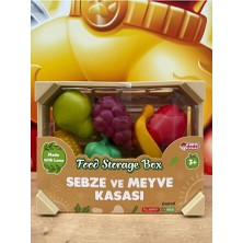 Scntoys Sebze Meyve Kasası Meyve Sebzeler Oyuncak Meyve Sebze Armut Üzüm Muz Mısır Üzüm