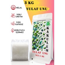 Kakulem Sertifikalı Yerli Tohum Tam Yulaf Unu 3 kg