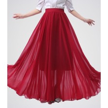 Gümüş Collection Şifon Etek