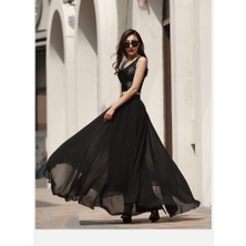 Gümüş Collection Şifon Etek