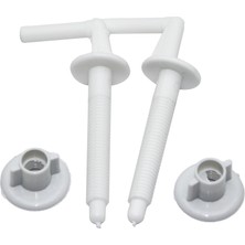 Nargo 2 Takım Klozet Kapak Vidası Menteşe