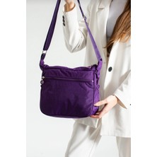 My Vintage Çok Gözlü Su Geçirmez Kumaş Omuz Çantası