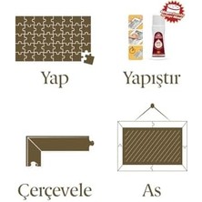 Storemax Kaplumbağa Terbiyecisi 1000 Parça Çerçeveli Puzzle