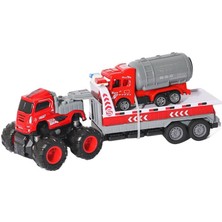 urfakent bilişim ve medya danışmanlık KLX600-363 Sürtmeli Die Cast 4x4 Itfaiye Taşıyan Tır -Vardem
