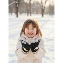 Miniko Kids Kitti 25240-02 Kız Çocuk Örme Triko Eldiven 9-12 Yaş