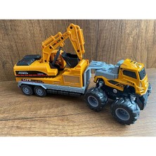 Scntoys Kepçe Ekskavatör Oyuncak Iş Makinesi Hareketli Kepçe Baş Kısmı Metal Iş Makinaları Oyuncak Set