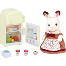 urfakent bilişim ve medya danışmanlık Sylvanian Families Çikolata Kulaklı Tavşan Anne ve Buzdolabı Seti 5014