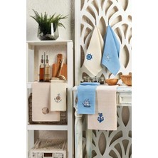 Mira Home 6 Parça Mutfak Kurulama Bezi 30 x 50 cm Deniz