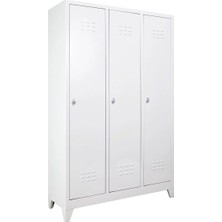Raffar Soyunma Dolabı Eko 3 Lu 970X370X1850 Mm