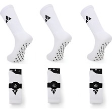 Mgc Spor 3'lü Dikişsiz Burunlu, Silikon Kaydırmaz Tabanlı, Spor Çorabı–(Koşu, Futbol, Basketbol, Tenis, Yoga, Plates, Fitnes)