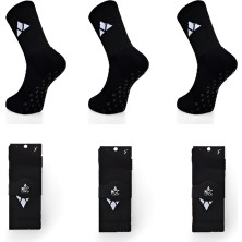 Mgc Spor 3'lü Dikişsiz Burunlu, Silikon Kaydırmaz Tabanlı, Spor Çorabı–(Koşu, Futbol, Basketbol, Tenis, Yoga, Plates, Fitnes)