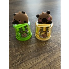 Gülümse Gel Capybara 2 Adet Kalemtıraş Kapibara Okul Set Kırtasiye