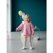 Zekids Kız Çocuk Tavşan Detaylı Şardonlu Sweatshirt