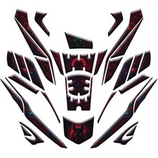 Gogo Premium Honda Pcx 2025 Uyumlu Tank Pad Set 011