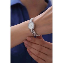 Ayno Damla Formlu Gümüş Kadın Kol Saati