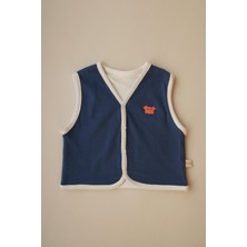 Oh la la Koala For Little Ones Yengeç Nakışlı Çift Taraflı Yelek