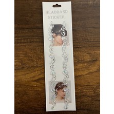 Gülümse Gel 1 Kart Gelin Başı Bride To Be Inci Taşlı Tırnak Saç Makyaj Sticker Yüz Taşı Yapışkanı Taş Stickerı