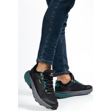 Erceka Sportif Günlük Sneaker Spor Ayakkabı Erkek Bağcıklı Siyah, Haki, Turkuaz Ortopedik Tabanlık Kaydırmaz Taban