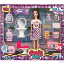 Kiddico Toys Bebekli Lavabo ve Temizlik Seti