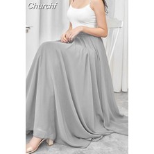 Gümüş Collection Şifon Etek