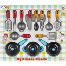 Kiddico Toys Büyük Kutulu Mutfak Gereçleri Seti 16 Parça