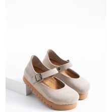 Uniqueqoop Ottawa Hakiki Deri Mantar Taban Ortopedik Kadın Yüksek Eva Babet