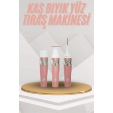 Yüz Kaş ve Tüm Vücut Epilasyon Aleti 3 Başlıklı Hassas Ciltlere Uygun Epilatör