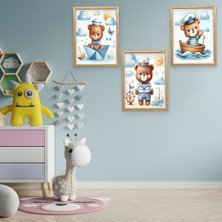 Bebek ve Çocuk Odası Dekoratif Mdf Tablo Seti – Kişiye Özel Seçeneklerle