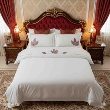 Karaca Home Calista Terracota Çift Kişilik Nakışlı Nevresim Takımı