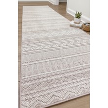 Leon Bukle Sisal Yolluk Dokuma Halı Naturel Jüt Kilim Mutfak Halısı Koridor Antre