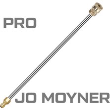 Jo Moyner Yüksek Basınçlı Su Tabancası Paslanmaz Çelik Hızlı Takılabilir Uzatma Çubuğu 35CM