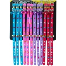 Pati Desenli Ayarlanabilir Silikon Kedi Tasması