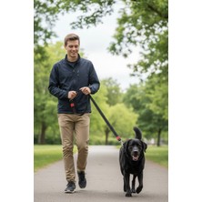 Zendog Zen Dog Klasik Köpek Gezdirme Kayışı– Dayanıklı Dokuma Kayış, Metal Klipsli Siyah Köpek Kayışı