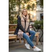 Bacoss Ekose Puffy Yumuşak Dokulu Atkı ( BC-1238 )