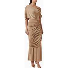 Ac By Aanchal Chanda Draped Maxi Kadın Elbise