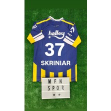 Fe'ner'ba'hçe'' 2025/2026 Yeni Sezon /s.k.r.i.n.i.a.r./ Iç Saha Sarı Lacivert Çubuklu Forma