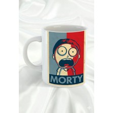 Sartre Art "rick And Morty " Morty Tasarımlı Hediyelik Porselen Kupa Bardak