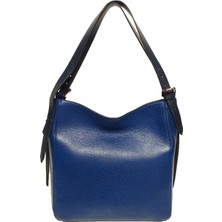 Atelier Terra Marea Callıon Mavi | Hakiki Deri Kadın Tote Omuz Çantası