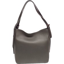 Atelier Terra Marea Callıon Vizon | Hakiki Deri Kadın Tote Omuz Çantası